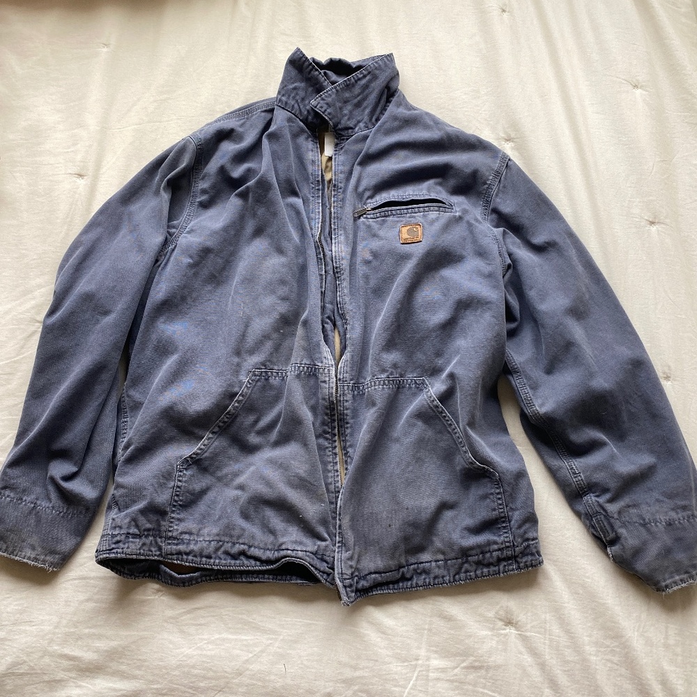 Large Carharrt Jacket (faded dark blue)